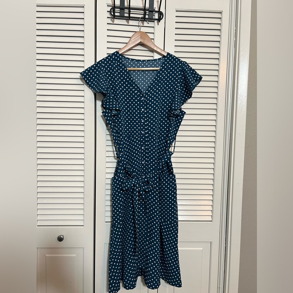 Montana Blue Polka Dot Dress